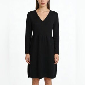 NWT Calvin Klein Long Sleeves Ribbed Knit Jumper Sweater Dress